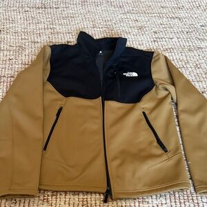 The North Face Men's Black and Brown Performance Shell Jacket